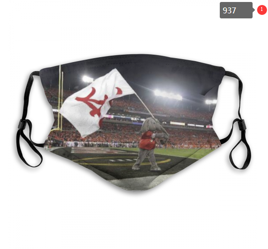 NCAA Alabama Crimson Tide #1 Dust mask with filter->ncaa dust mask->Sports Accessory